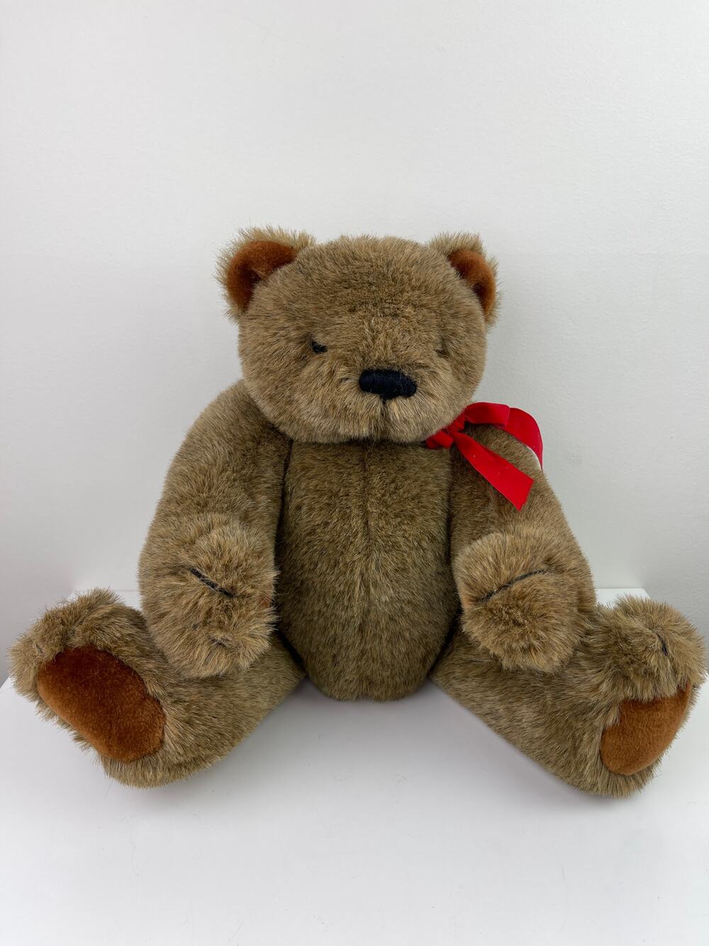 GUND Teddy Bear Collectors Classic Jointed Plush 1983 Limited Edition Brown 19"